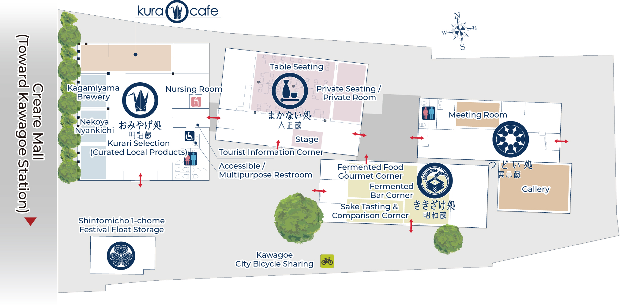 Map of the English-speaking region