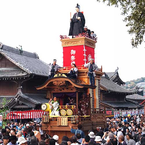 The Float of Shintomi-cho 1-chome: Tokugawa Iemitsu