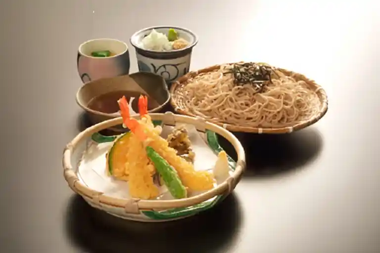 八州亭天ざる御膳（大正藏「八州亭」）